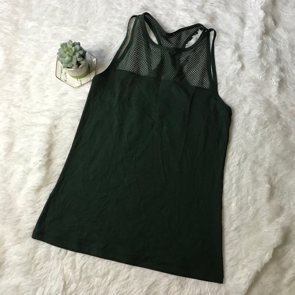 Lorna Jane Tops - Lorna Jane Green Mesh Workout Top